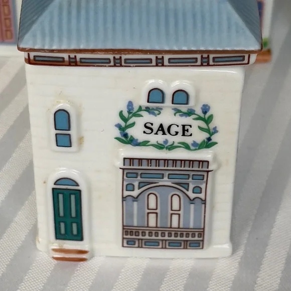 Original 1989 Lenox Spice Village lot of 10 - Picture 11 of 12